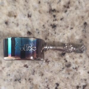 Silver Coffee Spoon Ring